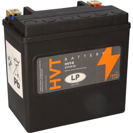 Batterie Nano-Gel 12V 14Ah für Motorrad Startbatterie MH HVT-8 (1/5)