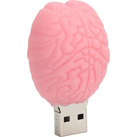 Clé USB Memory Stick 2.0, 32 Go, motif cerveau rose. (1/5)