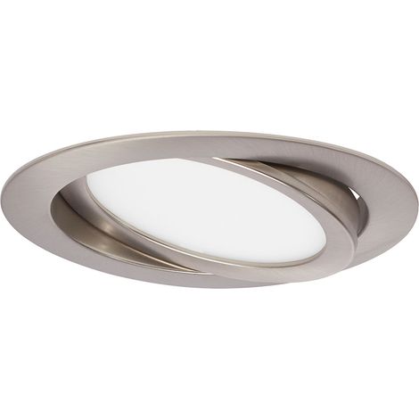 LED Einbauleuchten 3er-Set matt-nickel, 3xLED-Platine/9W (1/4)