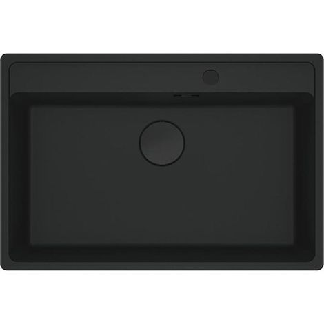 Franke Einbaubecken Maris MRG 610-72 A Fragranit Black Matt - Black Collection Excenterbedienung (1/3)