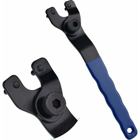 Epaississement Réglable Clé Universelle pour Meuleuse d'Angle avec Douille Hexagonale, Clé pour Meuleuse d'Angle Facile à Installer (1/5)