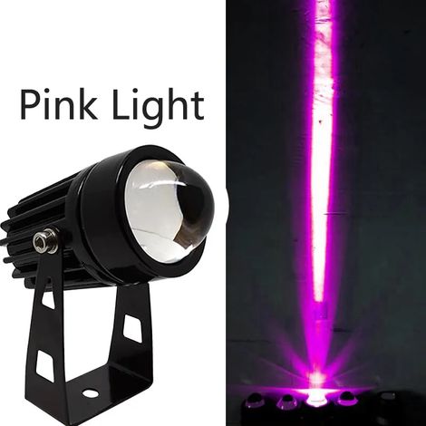 Projecteur mural LED extérieur (rose - 9 W) 5 W, 9 W, 12 W, éclairage paysager pour la maison, 110 V, 220 V, couleurs rouge, vert, bleu, RGB, télécommande, étanche, faisceau unique (1/5)