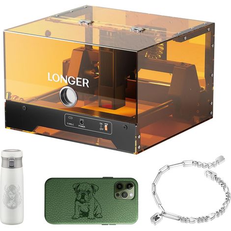 Präziser Lasergravierer 10W Einfach & Sicher Ideal für DIY-Enthusiasten und Anfänger, Longer Ray5 miniS 10W (1/5)