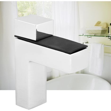 Ensemble de 4 supports de fixation en forme de F pour étagère murale en verre et bois (01) (1/5)