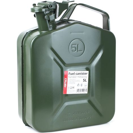 Bidon de carburant métallique 5L amio-02487 (1/5)
