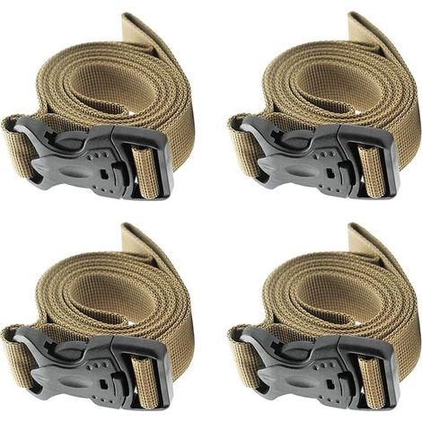 Set mit 4 robusten, verstellbaren Sicherheitsgurten für Rucksäcke, für Outdoor-Camping oder den täglichen Gebrauch (1/5)