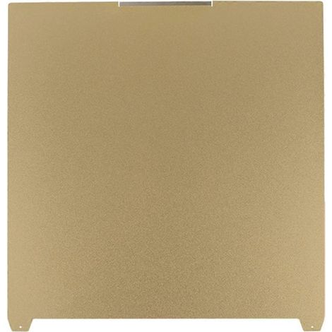 Plateau chauffant PEI 370 x 370 mm pour imprimante 3D Creality K2 Plus, en acier texturé PEI double face. (1/5)