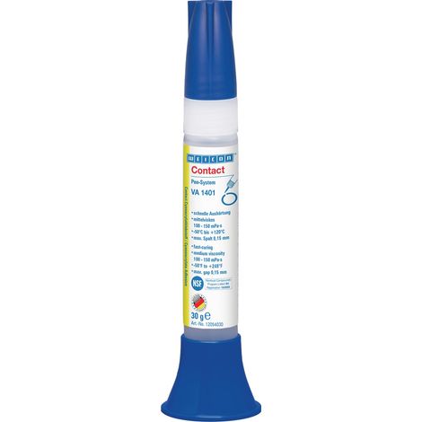 Colla cianoacrilato VA 1401 30g incolore, liquido trasparente con sistema a penna
