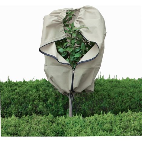 Werka Pro – Housse d'hivernage pour arbustes Ø200cm – Protection hiver en polypropylène 70g/m² – Fermeture à glissière – Usage extérieur