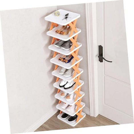 9étages Étagère à Chaussures Empilable Niveaux Organiseur De Rangement pour Maison Facile à Assembler sans Outils (1/5)