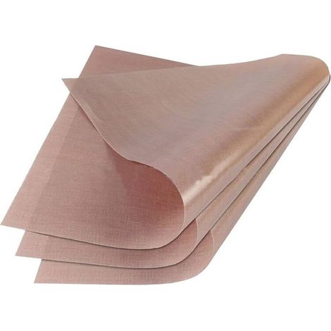 4 pièces feuille de cuisson téflon, réutilisable 40 x 30 cm, antiadhésive pour four et barbecue (1/5)