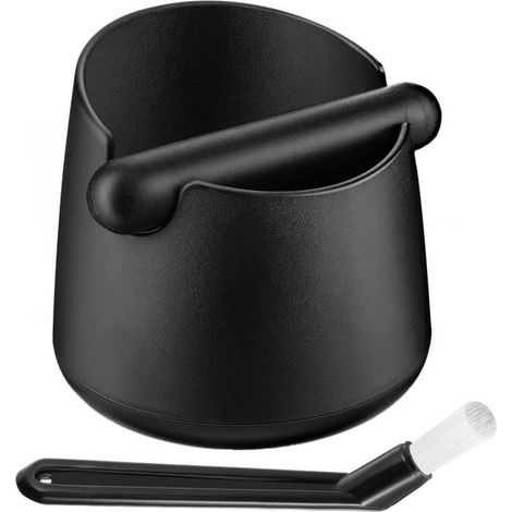 Boîte à Café - Knock Box - Compacte et Robuste - Absorbant les Chocs - Avec Brosse de Nettoyage - 3 pièces (1/4)
