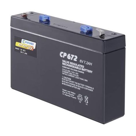Batterie plomb 6 V 7 Ah Conrad energy (1/2)