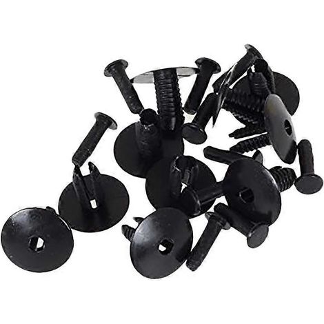 50 pièces de boutons-pression à rivets doublés et munis de fixations décoratives pour panneaux, adaptés à (1/4)