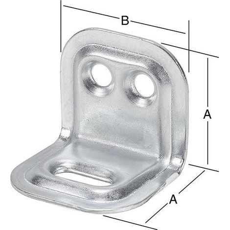 Ángulo de ajuste de 25x30 mm galv