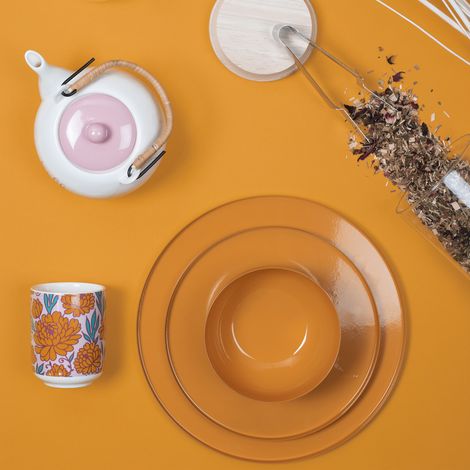 Théière en porcelaine Ginko - Home Deco Factory (1/4)