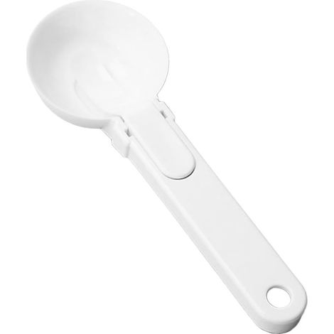 IMIKEYA Cuillère à Glace Pliable Blanche Poignée Rabattable Bien (1/5)