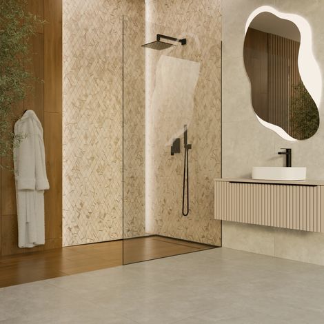 Ilcom mosaico in gres su rete per bagno e cucina R9 29.2 cm x 25cm - Earth pulse caro (1/4)