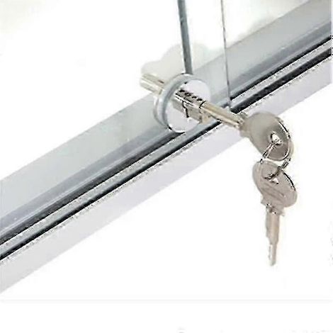 Serrure à vitre, serrure de comptoir, serrure de porte coulissante, serrure de congélateur à double porte, serrure de téléphone portable, serrure d'armoire à bijoux, serrure d'armoire vitrée-AquaForge (1/2)