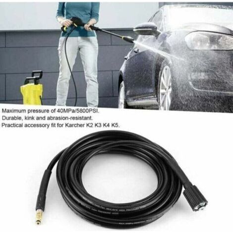 Tuyau de pulvérisation 8m pour nettoyeur haute pression Karcher K2 K3 K4 K5 – Résistant à l'abrasion – Raccord M22 (1/3)