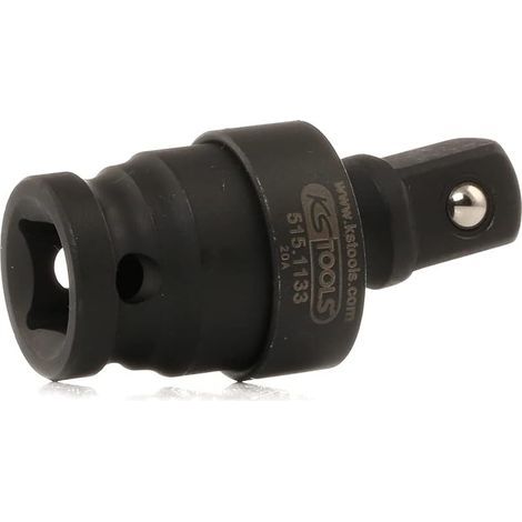 1/2" Universal Impact Socket, 67 mm Long, Spring-Loaded, Burnished Head, for Impact Wrenches (1/5)