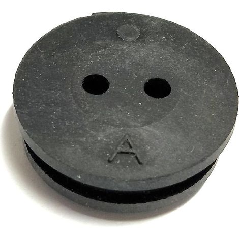 Racor de 2 orificios para el depósito de la desbrozadora D interior 24 mm H 11,5 mm