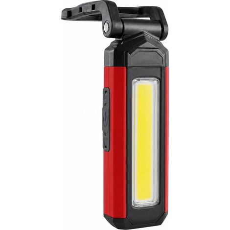 Lámpara LED de Trabajo Recargable con Imán para Auto Roja