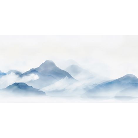 Papier peint panoramique - Paysage Montagnes - 130 cm x 81 cm (1/2)
