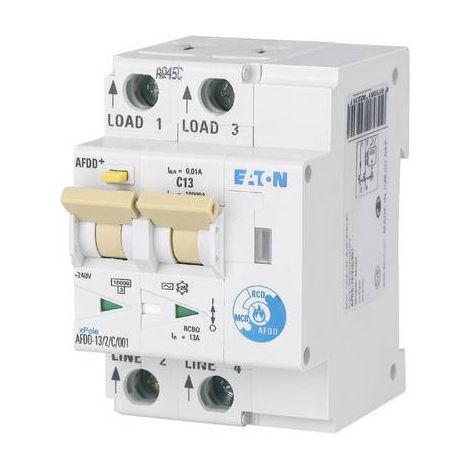 Eaton AFDD-13/2/B/003-A disjoncteur gris 13A 230V (1/2)