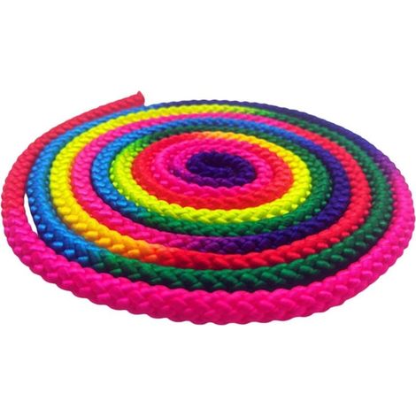 Corde à sauter de Gymnastique Rythmique et d'Aérobic, Corde d'entraînement de 300 cm pour le Fitness et le Sport, Poids 143 g (1/5)