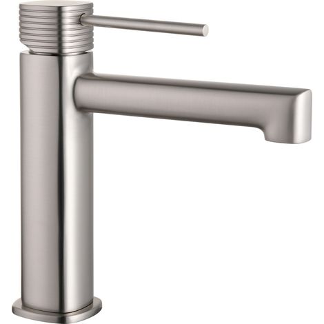 Monomando lavabo Firenze níquel cepillado [ IMEX® ]