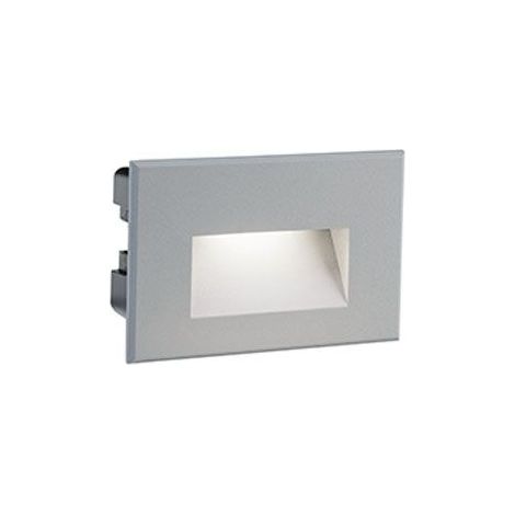 Encastré Lisse 3W Led 3000K ligne de prise en aluminium (1/4)