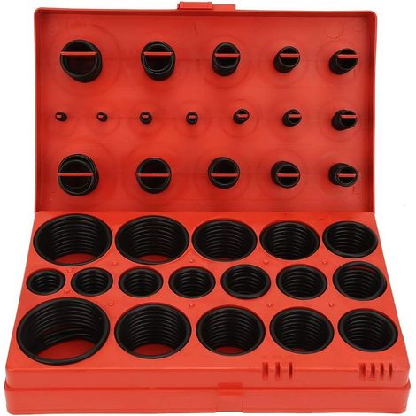 Joint torique - 419PCS 32 Tailles Assortiment de Joints toriques Noirs Ensemble de Joint d'étanchéité Kit de Joint torique Universel en Caoutchouc avec bote (1/5)