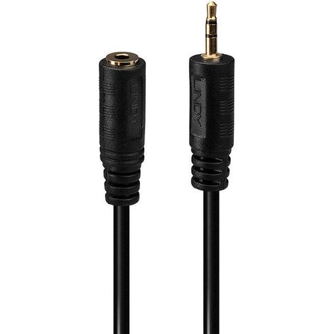 Lindy 35698 cable de audio 0,2 m 2,5mm 3,5mm Negro (1/2)