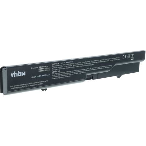 vhbw Akku kompatibel mit HP Compaq 620, 621, 421, 326, 420, 321, 325, 320 Notebook (4400 mAh, 11,1 V, Li-Ion) (1/5)