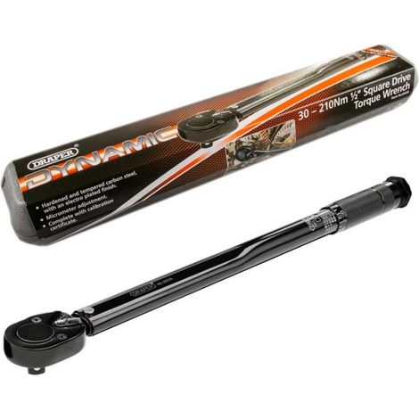 Draper 3001A/BK 1/2In Square Drive Ratchet Torque Wrench 64535