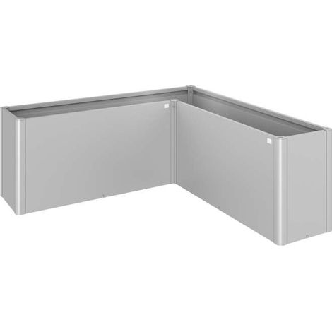 Fioriera Belvedere MAXI Gr. L200 argento metallizzato