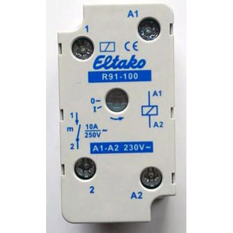Eltako R91-100-230VAC Schaltrelais Nennspannung: 230 V Schaltstrom (max.): 8 A 1 Schließer 1 St. (1/4)