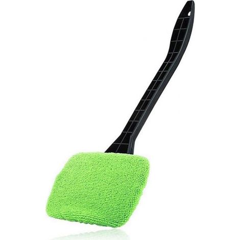 Spazzola per la pulizia dei vetri dell'auto, 1 pezzo, in microfibra, riutilizzabile, per la pulizia del parabrezza. (1/5)