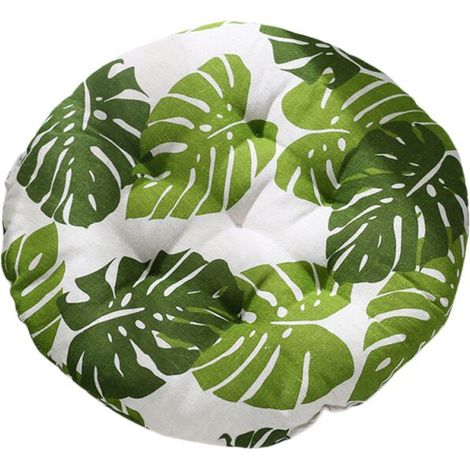 Round Chair Cushions 40x40cm Set of 4, Comfortable for Garden, Terrace and Balcony, Perfect for Outdoor Furniture (1/4)