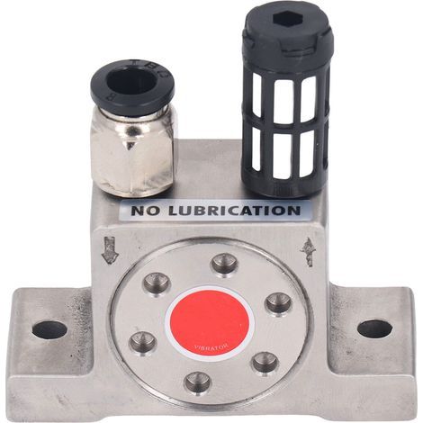 G1/8" pneumatischer Vibrator aus Edelstahl, Druckluftoszillator für industrielle Sandstrahltrichter. (1/5)