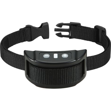 Anti-Bell-Halsband für kleine Hunde, Anti-Bell-Halsband für Hunde mit verstellbarem Riemen, effektiv und menschlich, Schwarz