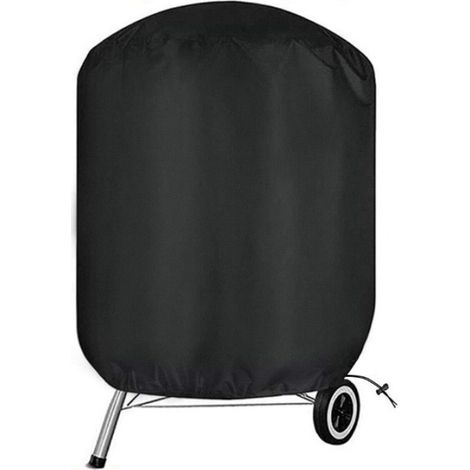 Kaelt - Housse Barbecue Weber, Bache Barbecue Weber Exterieur, 420D Oxford Imperméable Housse Barbecue Rond Weber, Noir(Φ71x79cm) (1/2)
