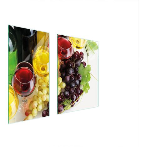 GLASSCHUTZPLATTE 75x52 WEIN (1/5)