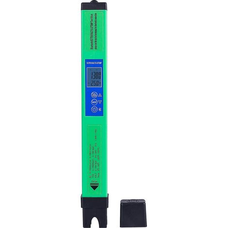 Digitales Wasseranalysegerät 5 in 1 EC/TDS/Salz/SG/Temperatur-Messgerät mit Hintergrundbeleuchtung für Nährstoffe im Indoor-Gartenbau - BT-600