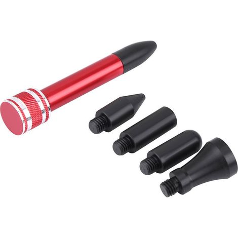 Stylo de débosselage sans peinture avec 4 embouts, outil de débosselage et d'enlèvement de bosses (1) (1/5)