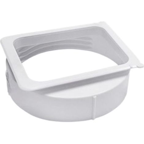 Climatiseur Interface De Conduit d'Échappement, D'interface Connecteur de Tuyau de Fenêtre D'échappement, 1 adaptateur de sortie d'air pour climatiseur mobile portable, 15 cm, blanc, en plastique ABS (1/5)