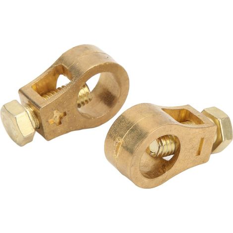 Douille de Câble de Batterie Universelle - Paquet de 2 - Cuivre Pur 16-18mm pour Véhicules (1/5)