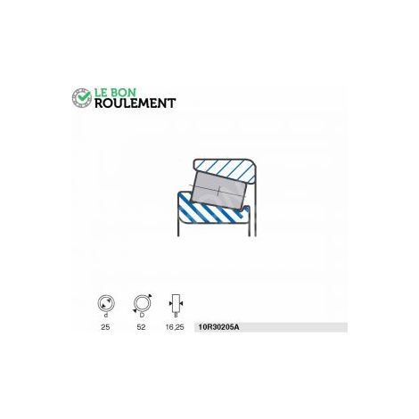 Roulement à rouleaux 10R30205A-SNR