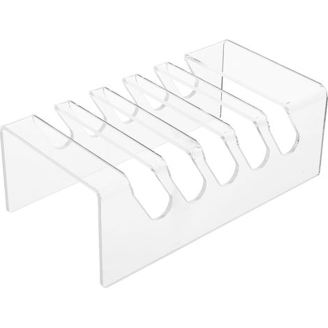Présentoir pour Téléphone Portable et Tablette en Acrylique Boîte de Rangement de Bureau, Installation Rapide et Placement Flexible pour Espace de Travail et Salons Professionnels (1/5)